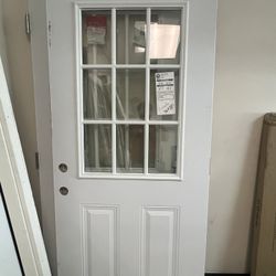 Exterior Door With Glass 