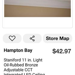 11in Led Color Changing Flush Mount