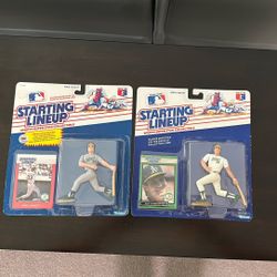 Set Of 2, Jose Canseco Starting Lineup Figurines. 