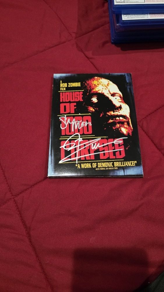 Rob Zombie's House Of 1000 Corpses SIGNED By Rob And Sheri Moon Zombie