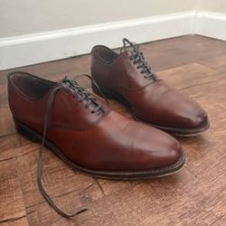Allen Edmonds Carlyle mens dress shoes - chili 9.5D