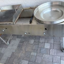 Outdoor Flat Top And Fryer 