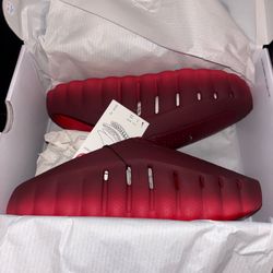 Nike mind 001 slide Sz 10 red university team new