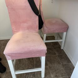 2 Wooden Chairs 