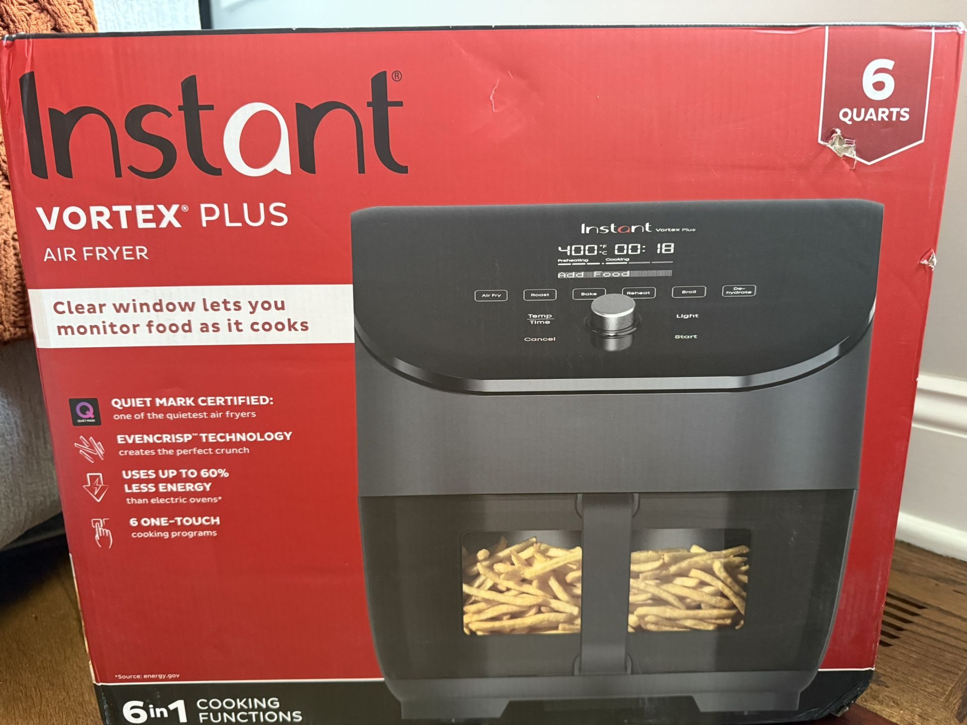 Brand New - Unopened box Instant pot vortex air fryer