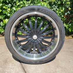 4 Rims 24" $150 Tires Free, Available 
