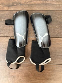 Puma Soccer Shin Guards with Ankle Sleeves Size Large
