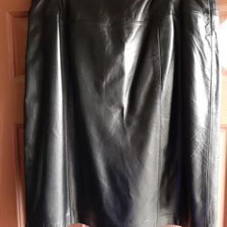 Leather Skirt 