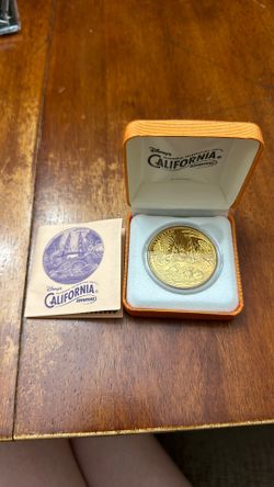 California Adventure Celebration Bronze Coin 2001