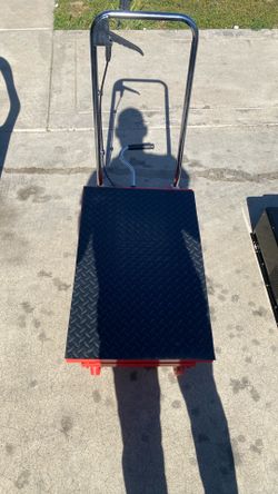 Hydraulic Lift Table Cart
