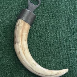 vintage boar tusk bottle opener
