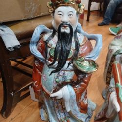 Vintage Chinese Porcelain Feng Shui Fuk Good Luck Health,happiness