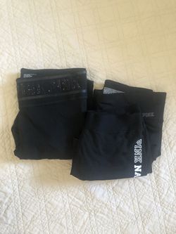 Pink Victoria  Secret Leggins Medium 