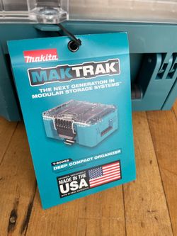 Makita mak trak portable stacking system box bolt screws many compartments