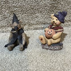 Sarah's Attic Bears lot of 2 Witch October Spooky Bear 
