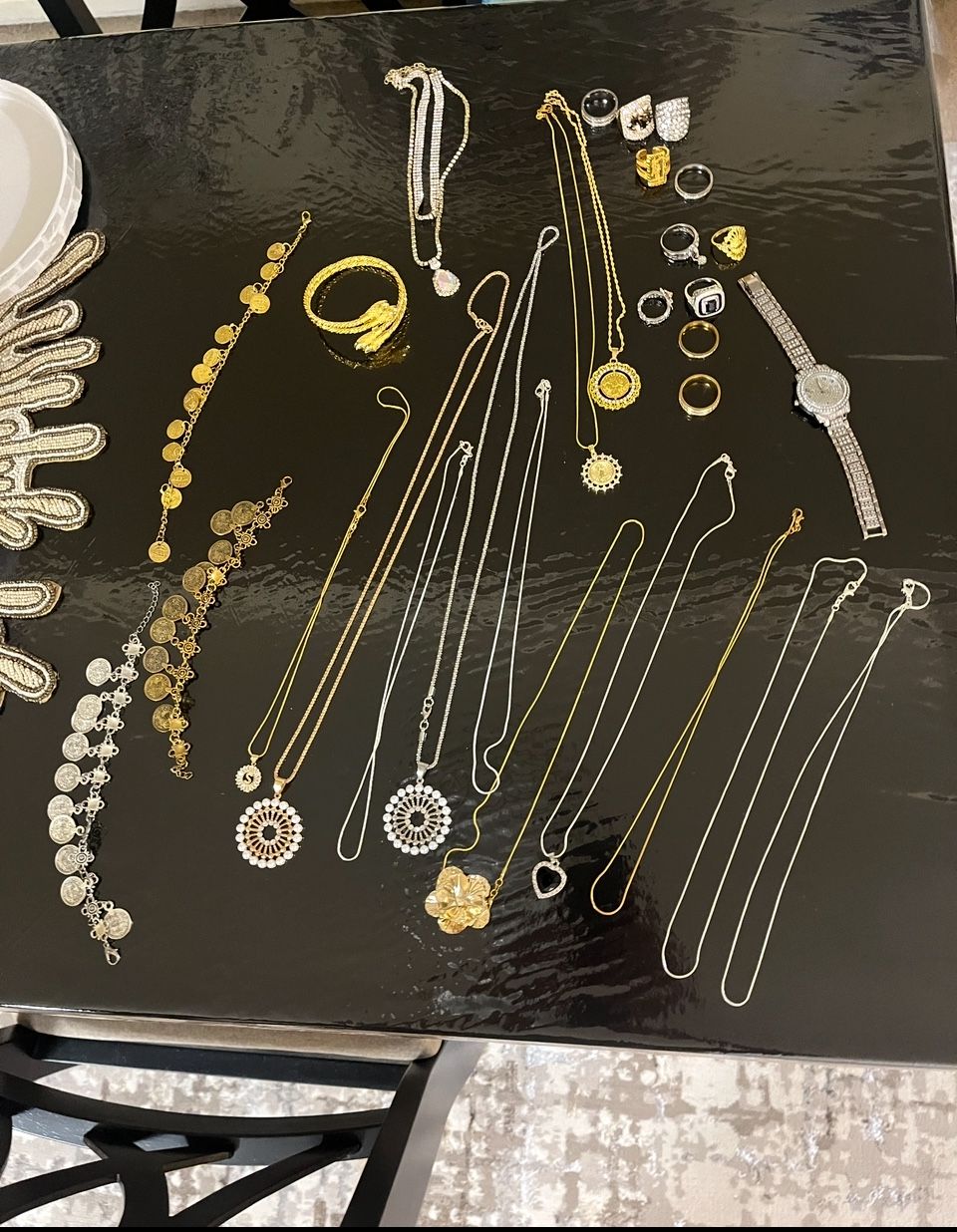 Jewelry Bundle Not Real Gold Or Silver It’s Gold Plated And Silver Metal Pickup Gaithersburg Md20877