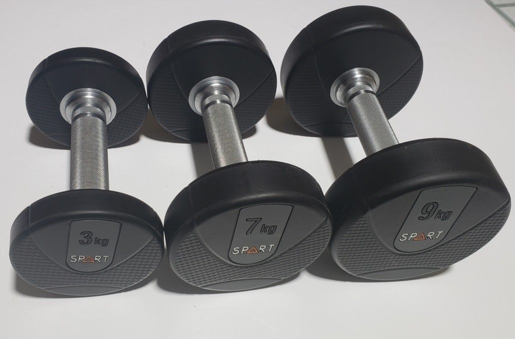 Professional Dumbbells Set - 3 Pairs 