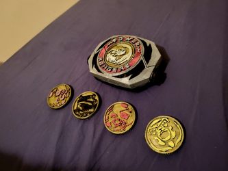 Power Ranger Coin And Buckle