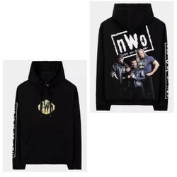 Hulk Hogan Pullover Hoodie Sweatshirt NWO New World Order Mens S,M @ L Scott Hall