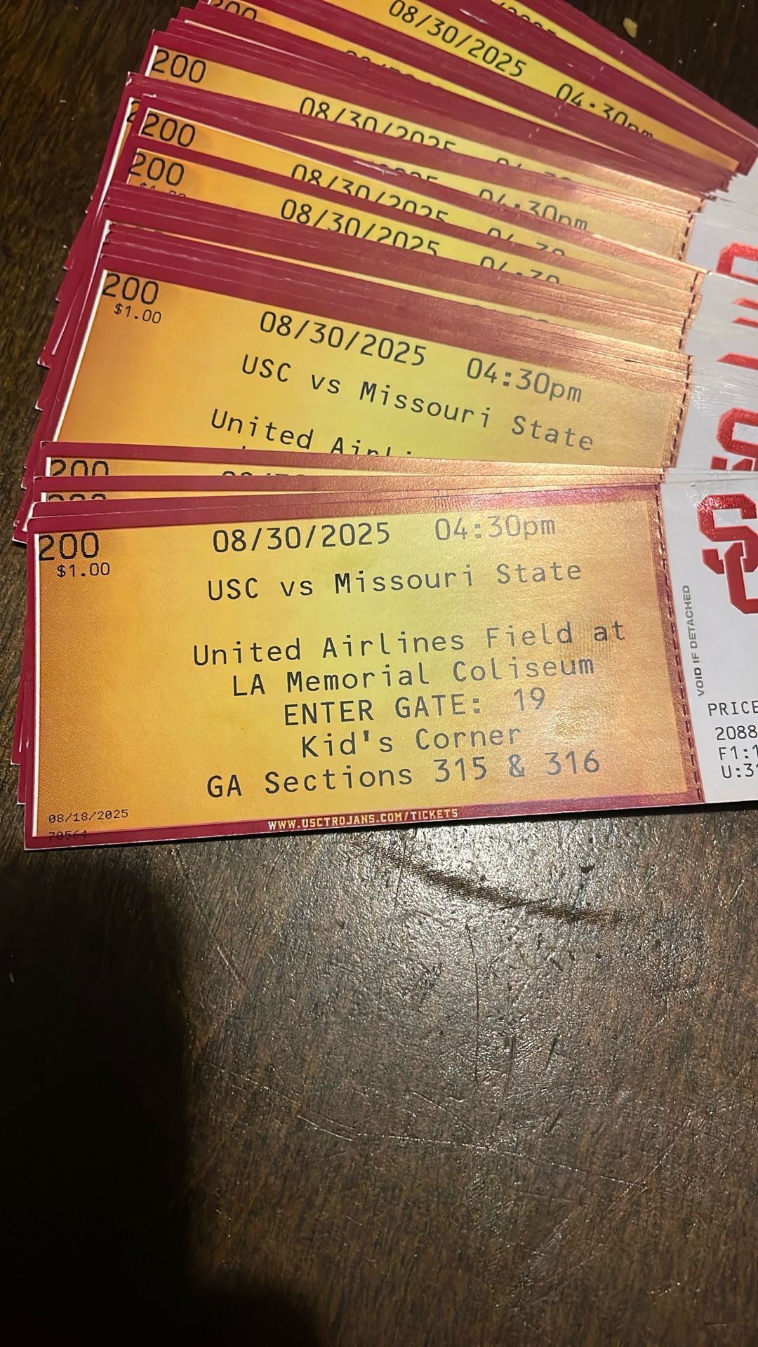 USC vs Missouri State