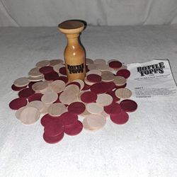 Vintage Wood 1993 Bottle Tops Game (Does Not Have Original Box In Picture)
