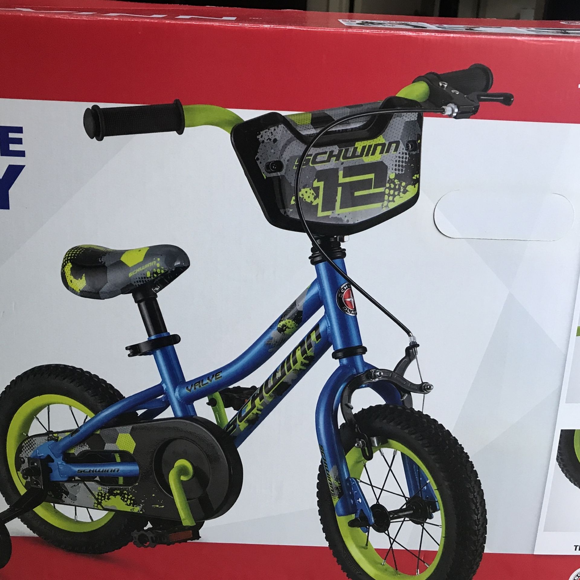 Schwinn Valve 12” Bike With Training Wheels