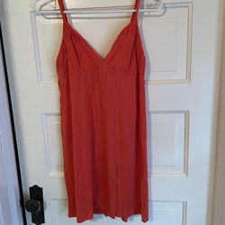 Gilligan & O’Malley orange nightgown - medium euc