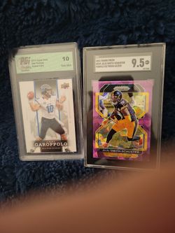 1 Rc Gemmint 10, 1 Graded Card Gem Mint 9.5 Purple Prizm