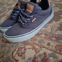 Vans Memory Foam Blk And Grey Sz8