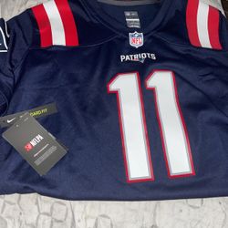 V- neck patriots xxl womens 11 edelman jersey