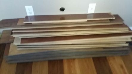laminate + wood floor planks