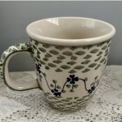Beautiful Polish Pottery Mug