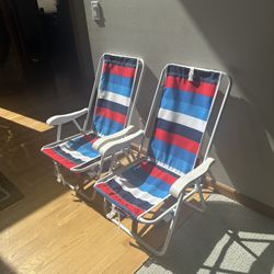 Rio beach kids folding chairs set of two