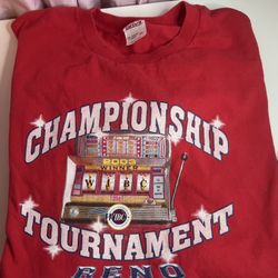 🎰 Vintage 2002 Championship Reno Tee – Unisex XL – Excellent Condition