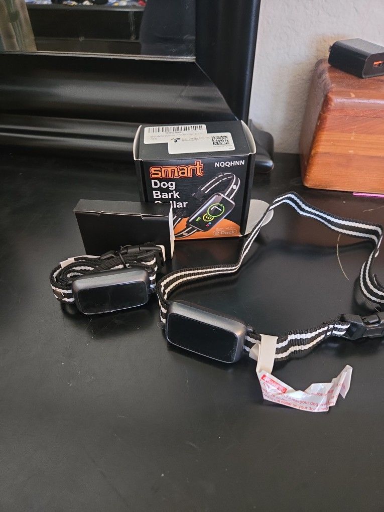 Brand new dog bark collars 2 Pack! 