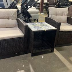 3 piece outdoor patio set $120