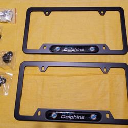 Miami Dolphins License Plate Holder