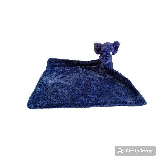 Jellycat Bashful navy blue elephant Soft Baby Security Blanket Lovey