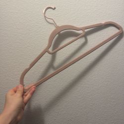 Set of Velvet Non-Slip Hangers (Beige / Taupe/ Rose Gold