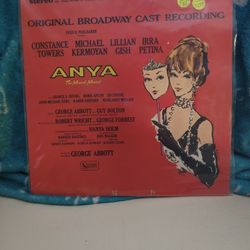 Original Cast Recording Anya 1965 USA Vinyl LP