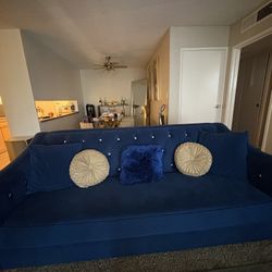 Royal Blue Couch