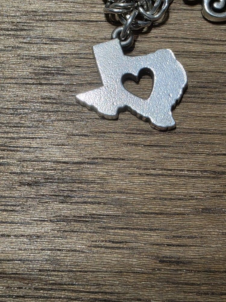 JAMES AVERY Sterling Silver DEEP IN THE HEART OF TEXAS Charm 