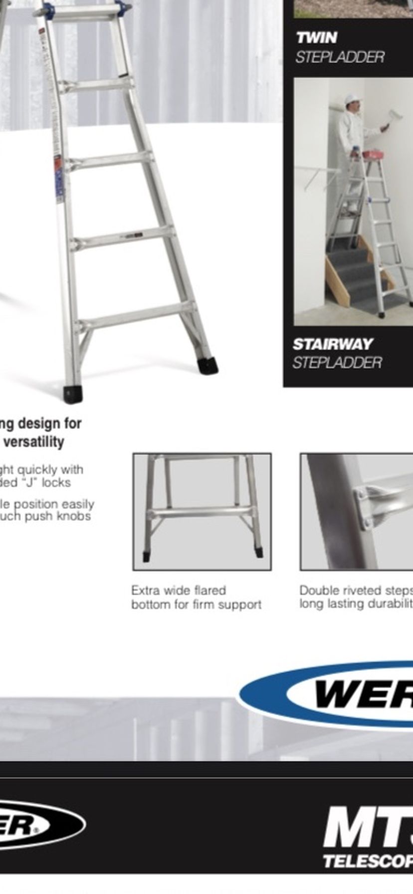 Aluminum Telescoping MultiPosition Ladder for Sale in Wimauma, FL