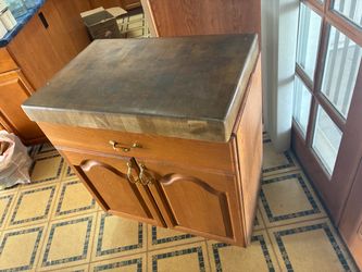 Butch block cabinet