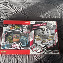 Pokémon Scarlet & Violet White Flare Binder & Poster Collection 2-Pack