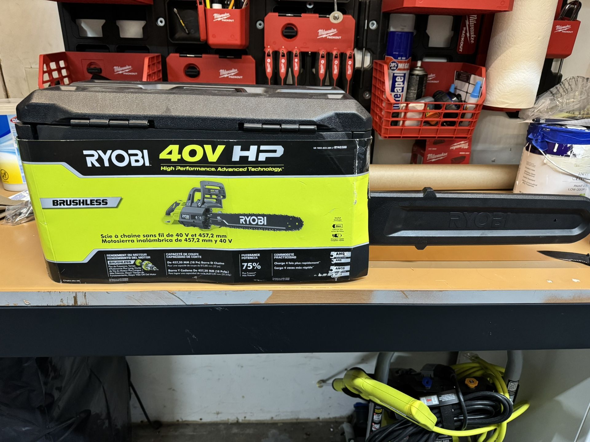 Ryobi 40 Volt 18” Chainsaw New