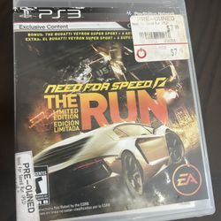 Need For Speed The Run Limited Edition Sony PlayStation 3 