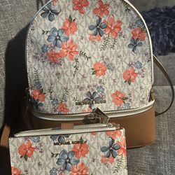 MK Backpack Purse and Wallet