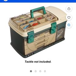 Plano 737 Large 3 Drawer Tackle Box W Removable Spinner Bait Racks