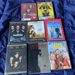 Mini Collection Of DVDs 8 Total